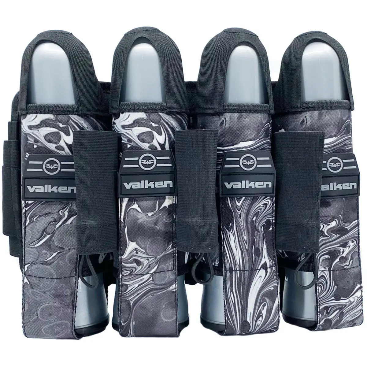 Valken Fate Gfx 4+3 Paintball Harness - Liquid Silver 1