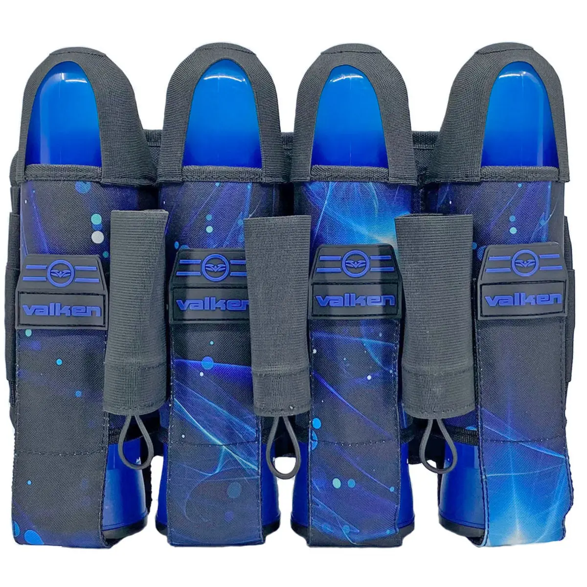 Valken Fate Gfx 4+3 Paintball Harness - Plasma Blue 1