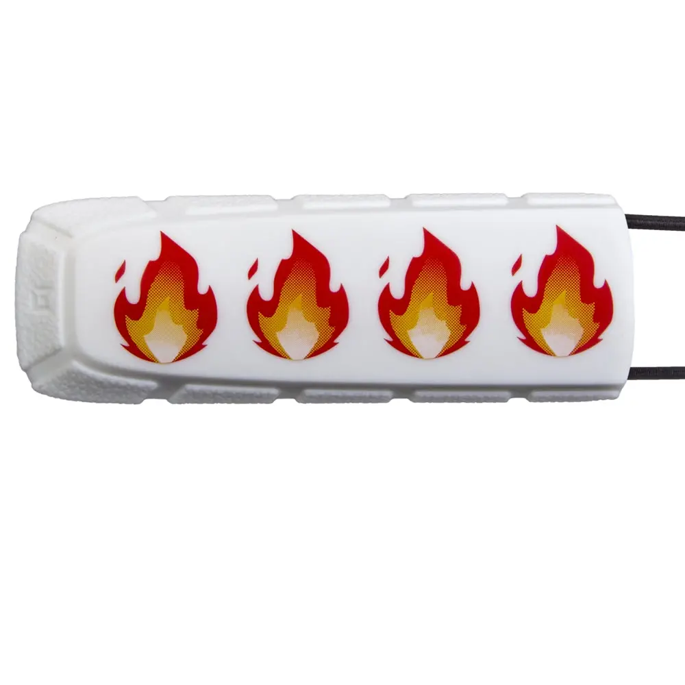 Exalt Paintball Bayonet Barrel Cover Le - Fire Emoji White 1