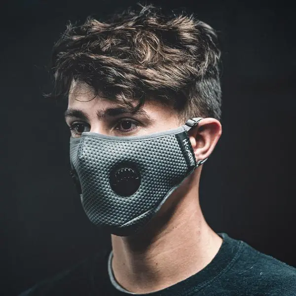 Fltrd Air - Grey - Carbon Filtered Face Mask 1
