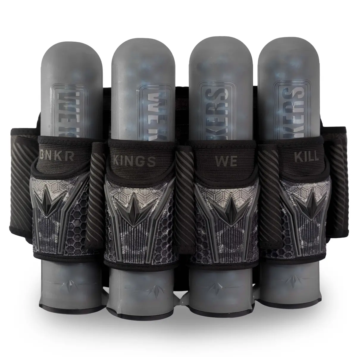 Bunkerking Fly2 Pack - Black Skull/Splash 4+7 (Incl. 8 Blue Esc Pods) 1