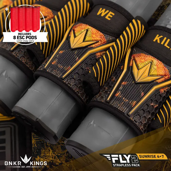 Bunkerkings Fly2 Pack 4 + 7 - Sunrise Skull/Splash (Incl. 8 Red Esc Pods) 1