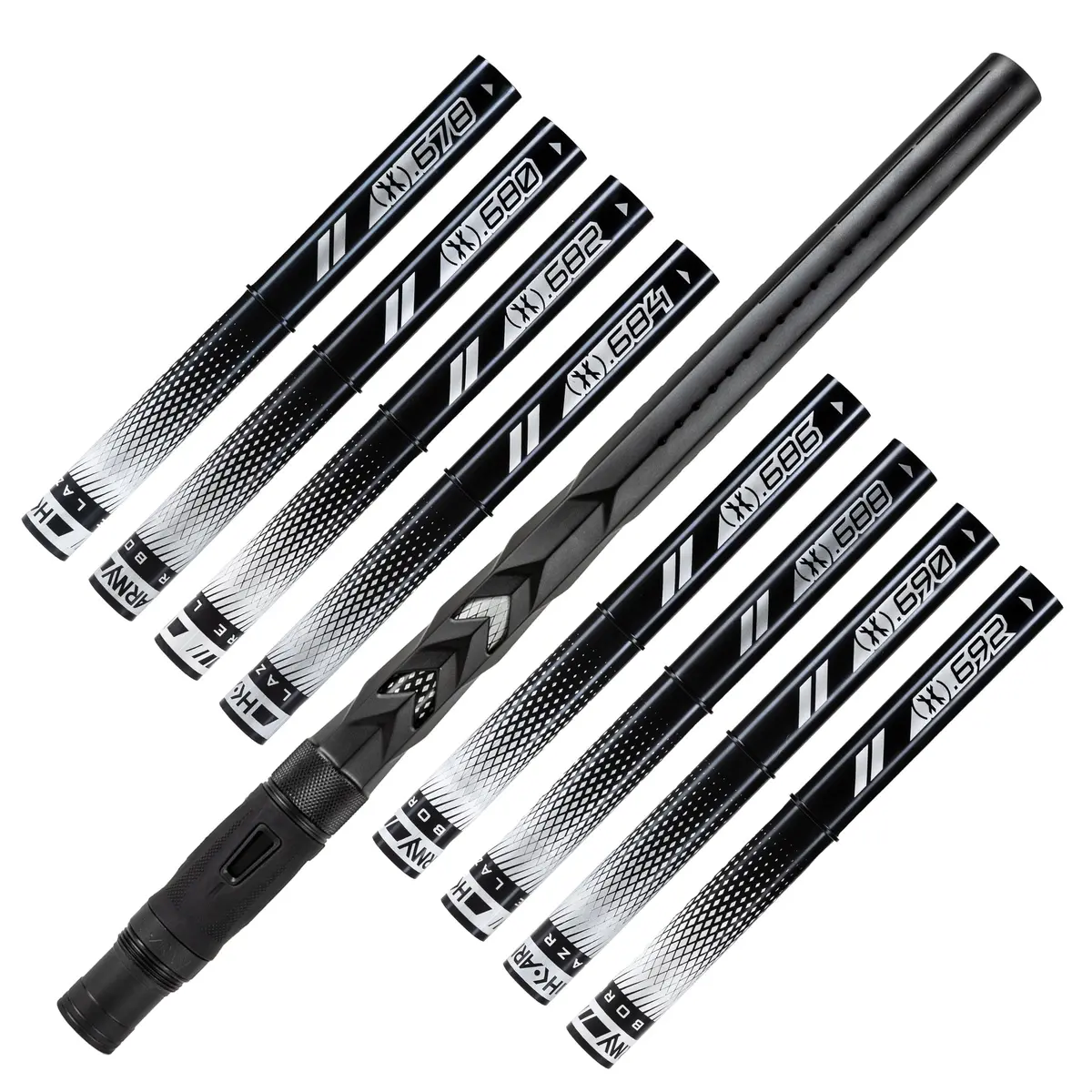 Hk Army Lazr Barrel Kit - Elite "Fossil" - Autococker Thread - Dust Black/Black Insert 1