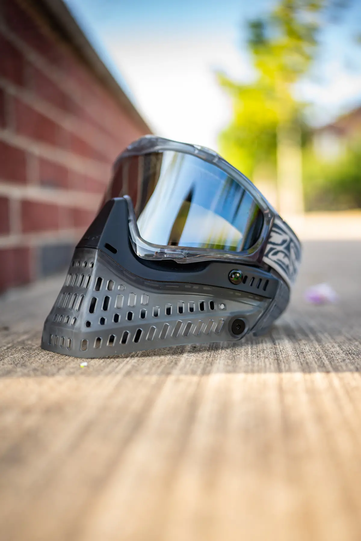 Jt Proflex Paintball Mask - Se Ice Series - Stratus - Chrome Lens W/Mcs 1