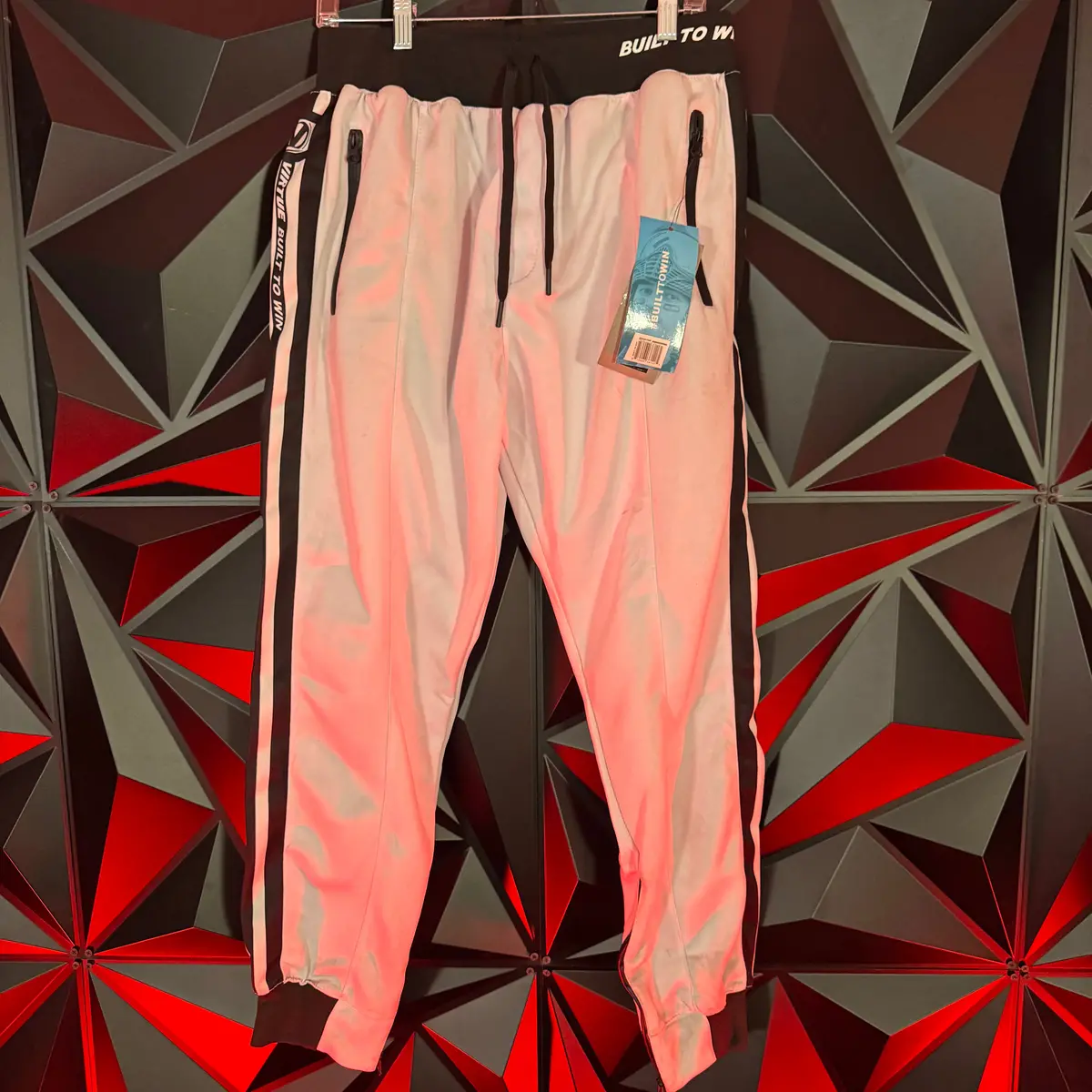 Used Virtue Jogger Pants - Stripped White - Large *Display* 1
