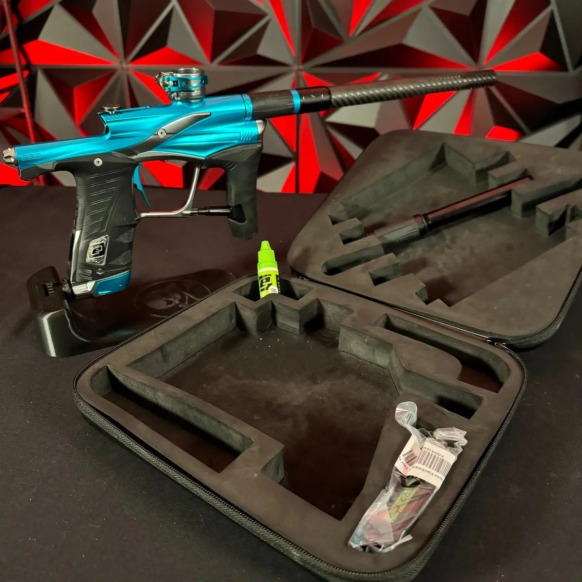 Used Planet Eclipse Lv1.6 Paintball Gun - Zircon (Teal / Grey) 1