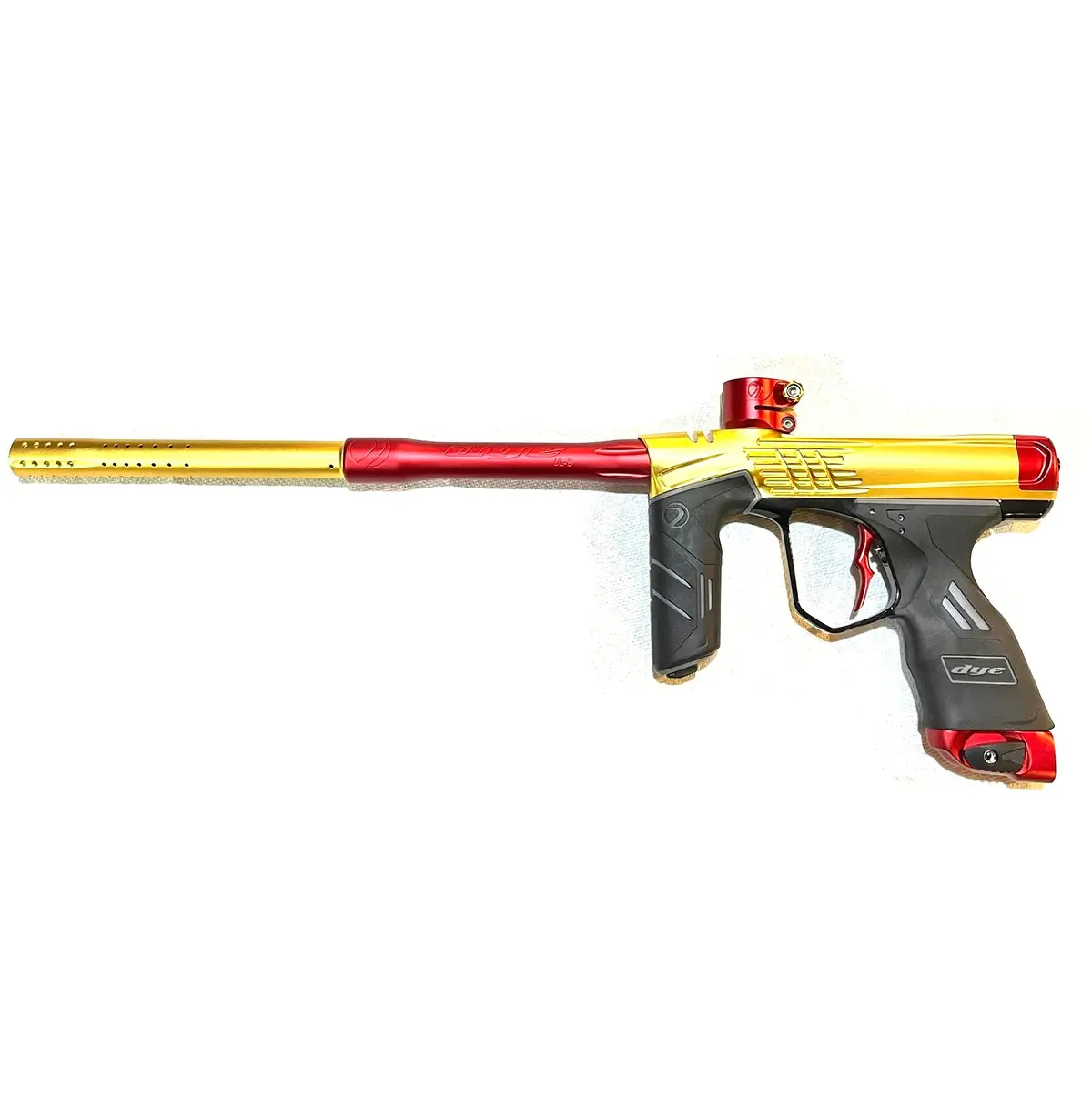 Dye Dsr+ Le Icon Paintball Gun - Dust Gold/Dust Red 1
