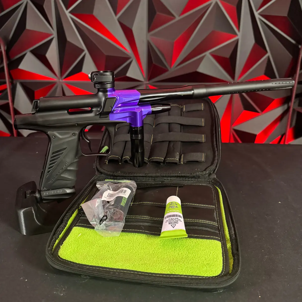 Used Bob Long G6r 2K12 Oled Paintball Gun - Signature Series Dust Black/Polished Purple 1