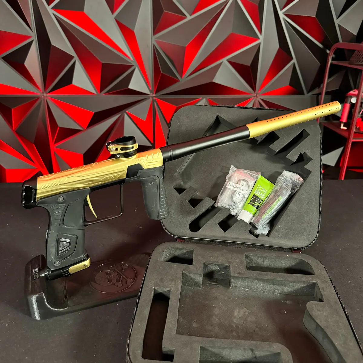 Used Hk Army Gtek 170R Paintball Gun - Gold/Black 1