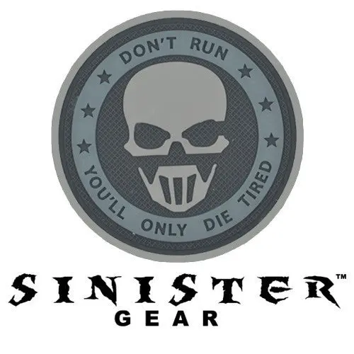 Sinister Gear "Graw" Pvc Patch - Grey 1