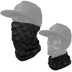 Exalt Neck Gaiter - Charcoal Keffiyeh 1
