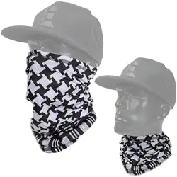 Exalt Neck Gaiter - White Keffiyeh 1