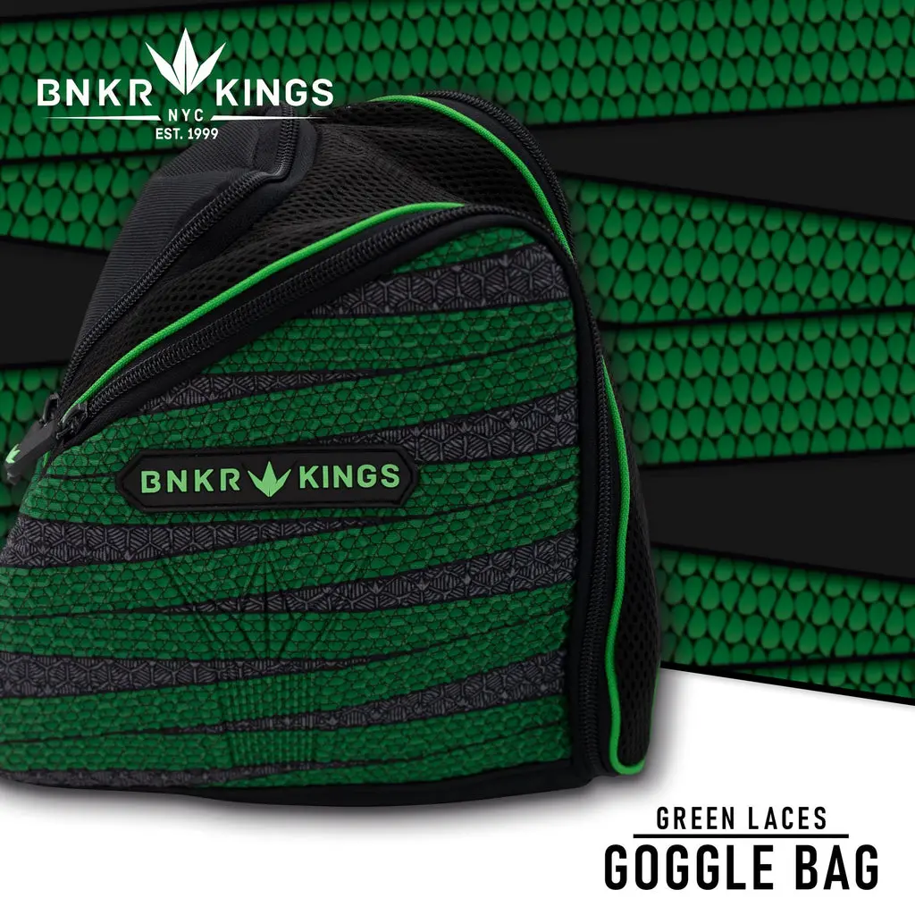 Bunker Kings Supreme Goggle Bag - Lime Laces 1