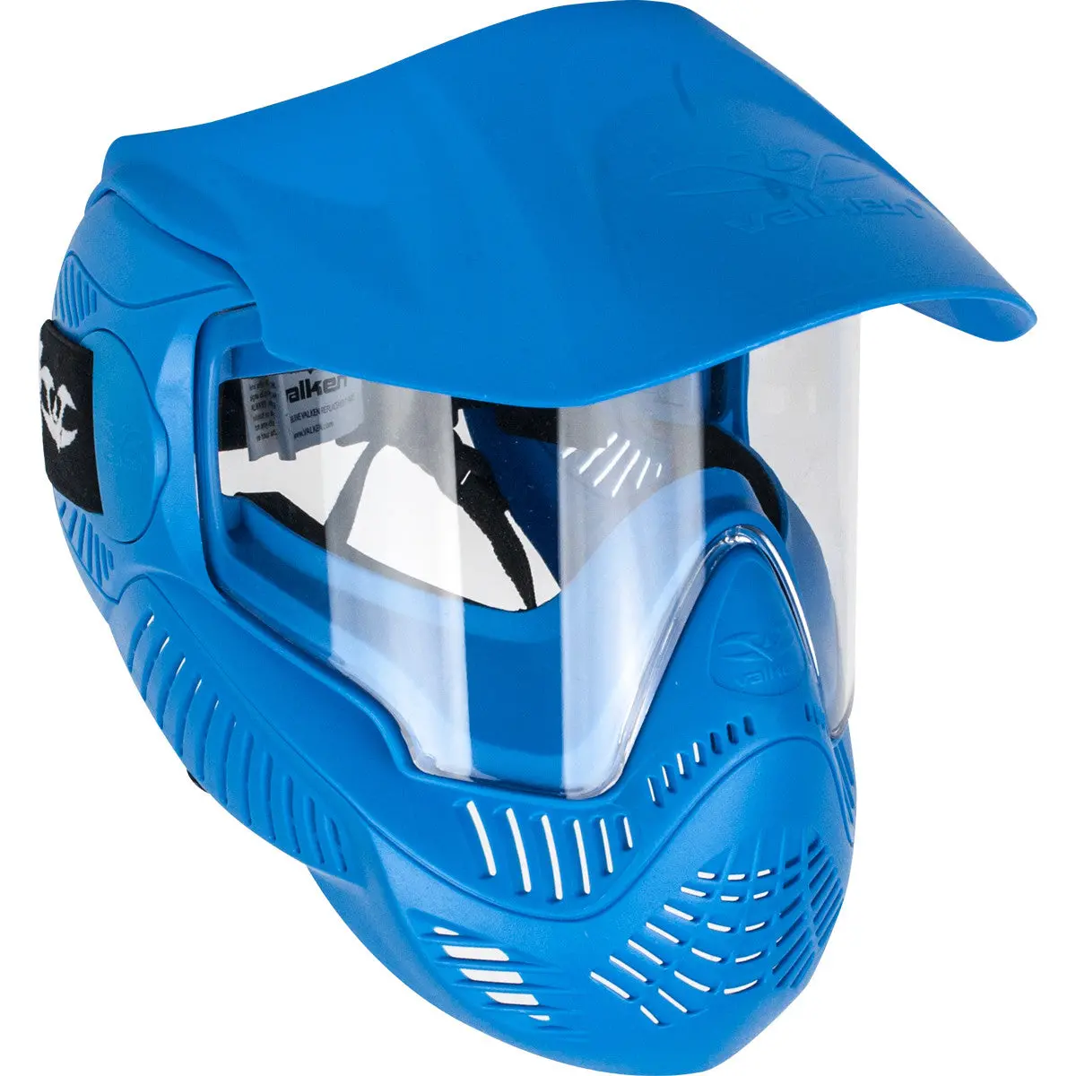 Valken Paintball Mi-3 Gotcha Goggle/Mask With Single Lens & Top Strap- Blue 1