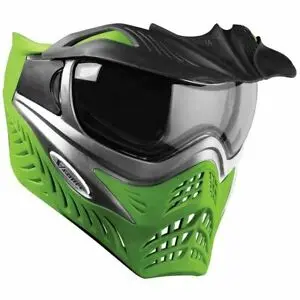 V-Force Grill Paintball Mask Thermal Sc - Grey On Lime 1