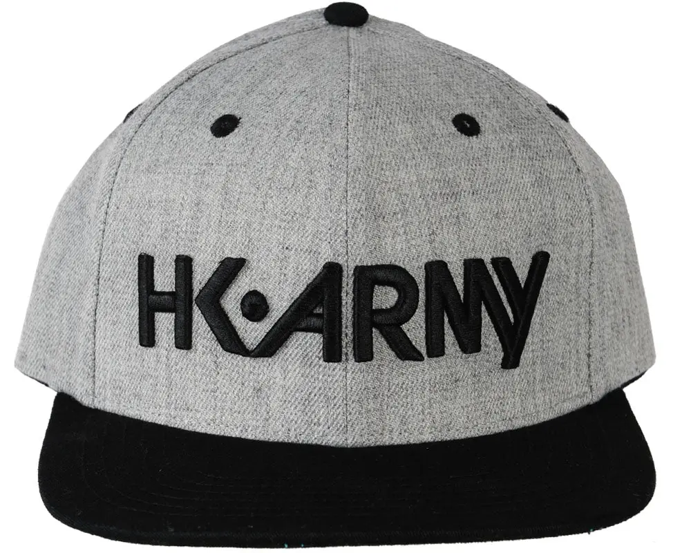 Hk Army Typeface Snaphat -  Slate/White 1