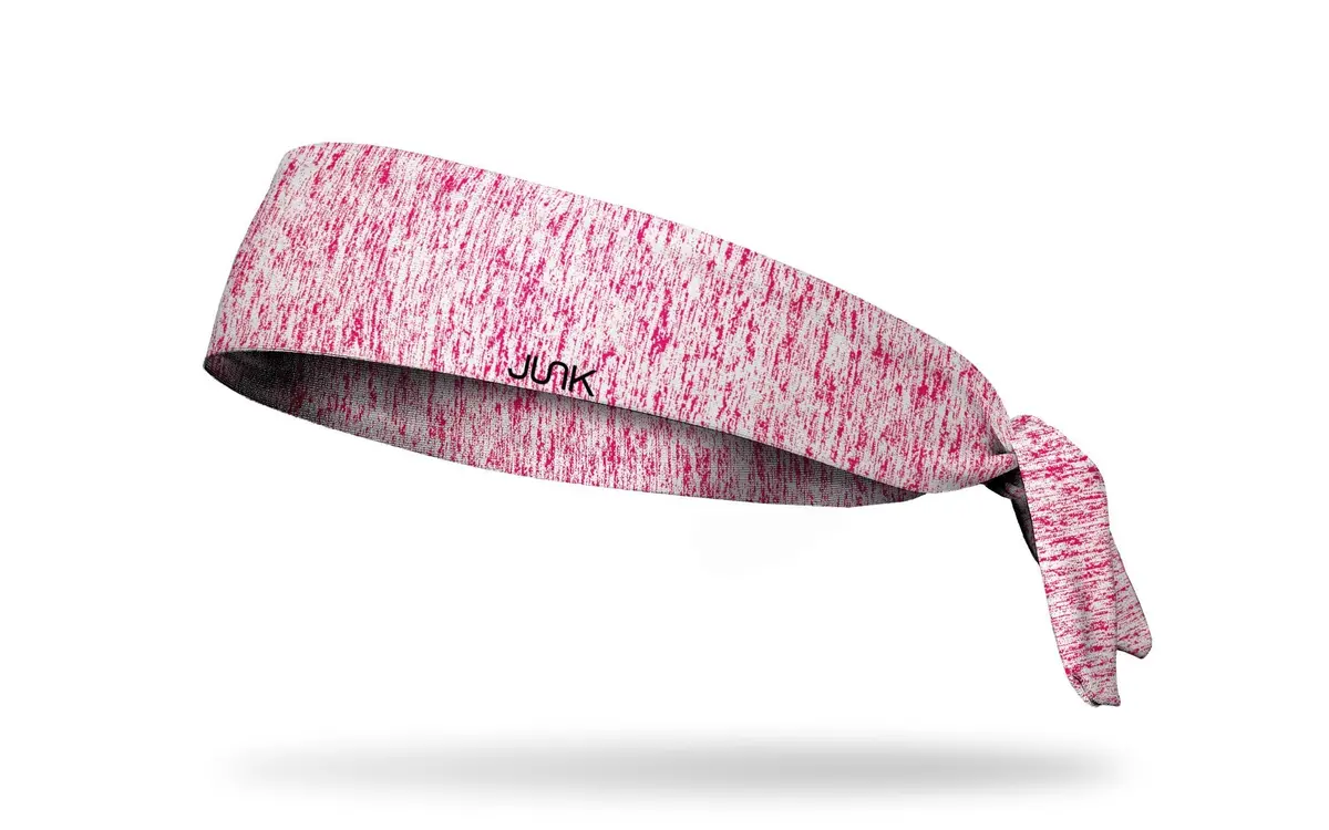 Hot Pink Static Flex Tie Headband 1