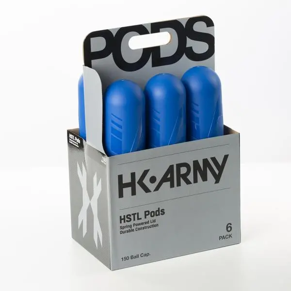Hk Army Hslt Paintball Pods- Blue (150 Round) - 6 Pack 1