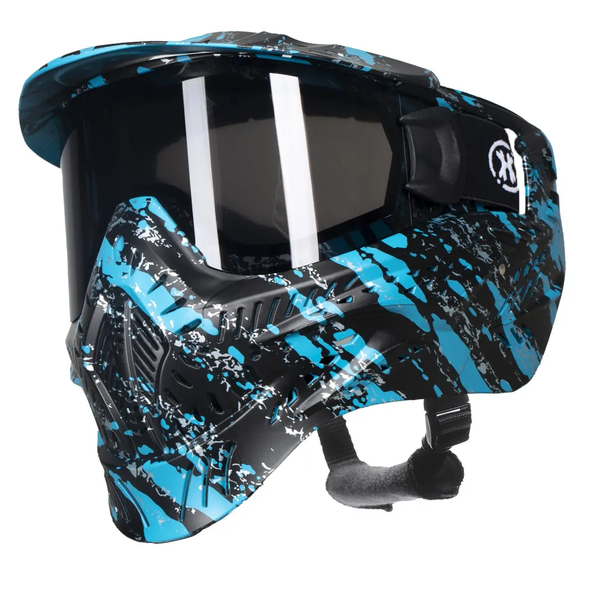 Hk Army Hstl Goggle - Thermal Lens- Fracture - Black/Turquoise 1