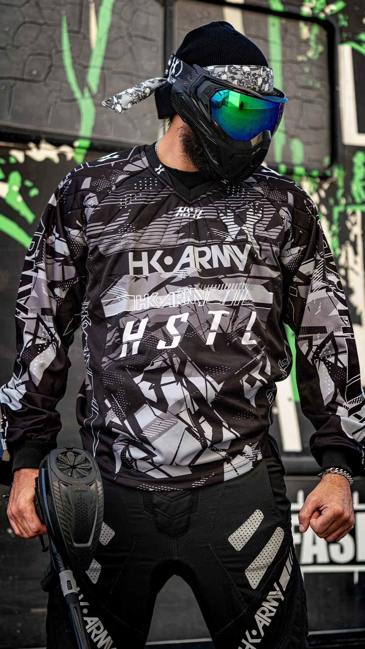 Hk Army Hstl Line Jersey - Charcoal - Youth 2
