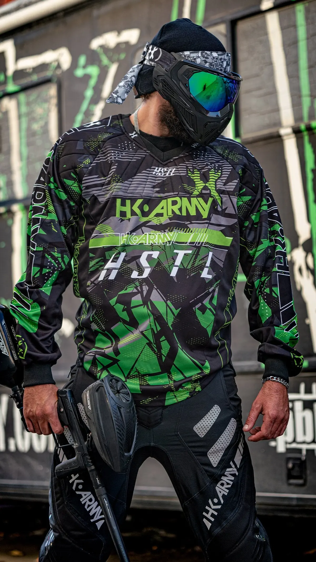 Hk Army Hstl Line Jersey - Slime - Small 2