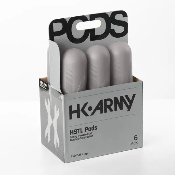 Hk Army Hstl Paintball Pods - Smoke (150 Round) - 6 Pack 1