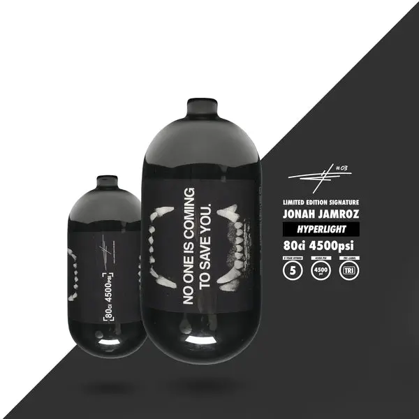 Infamous Hyperlight Paintball Tank - 80/4500 - No One Is Coming (Le Jj Signature) Bottle Only 1