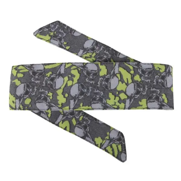 Hk Army Hostilewear Vintage Headband - Skulls Neon/Gray 1