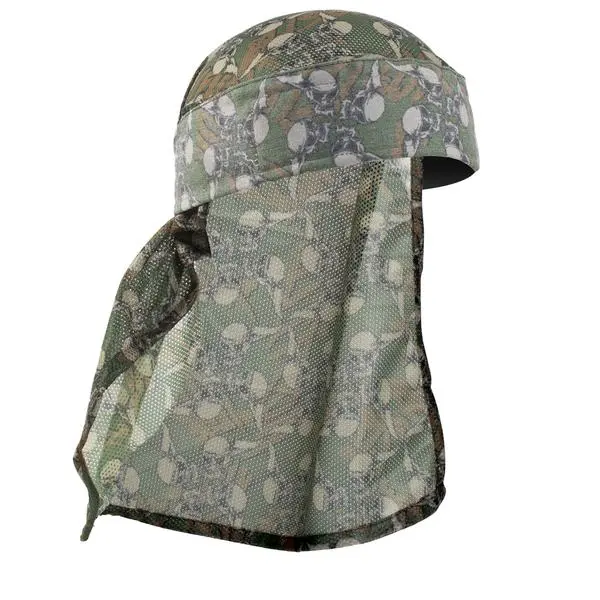 Hk Army Hostilewear Headwrap - Forest Skulls / Forest Mesh 1