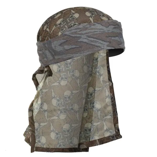 Hk Army Hostilewear Headwrap - Forest Snakes / Tan Mesh 1