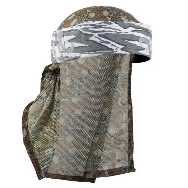 Hk Army Hostilewear Headwrap - Gray Snakes / Tan Mesh 1