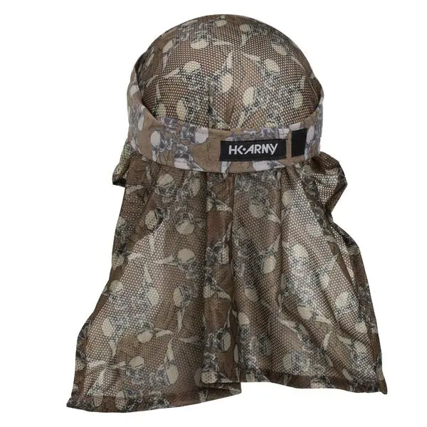 Hk Army Hostilewear Headwrap - Tan Skulls / Tan Mesh 2