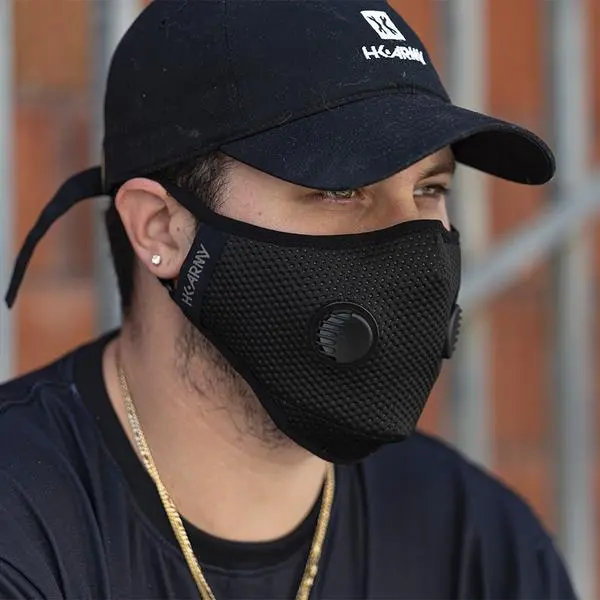 Fltrd Air - Black - Carbon Filtered Face Mask 1