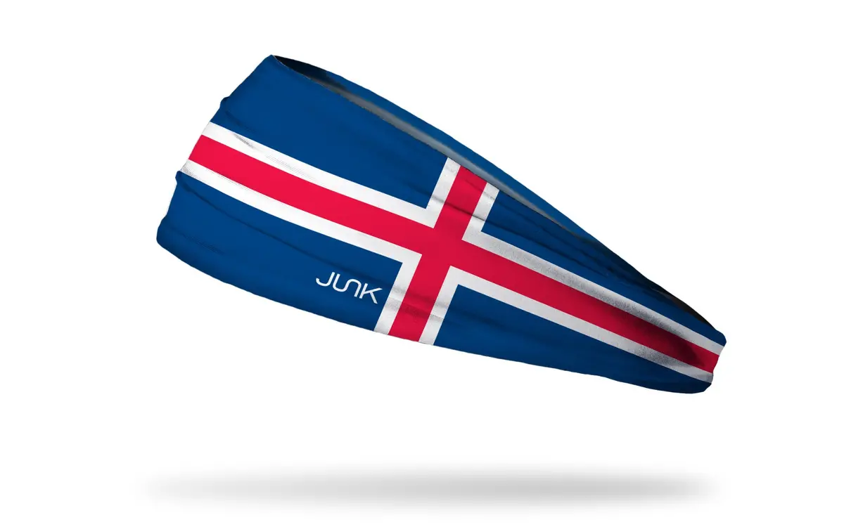 Iceland Flag Headband 1
