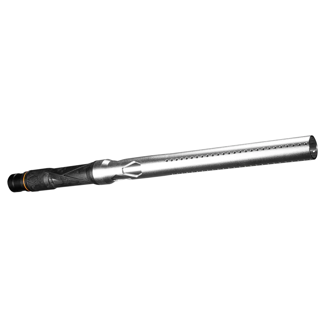 Carbon Ic Paintball Barrel - Silver - Luxe/Ion Thread 1