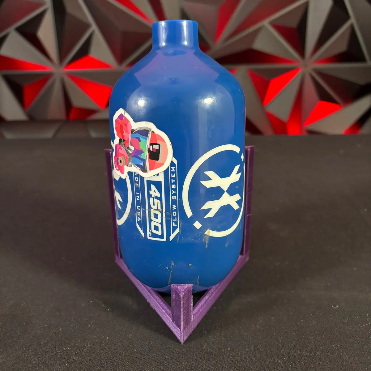 Used Hk Army Carbon Fiber Tank - 36Ci / 4500Psi - Blue/White ( Bottle Only ) 1
