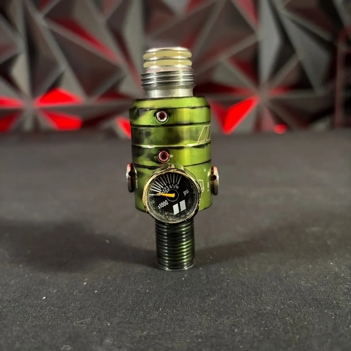 Used Powerhouse Tko Tank Regulator - Acid Fade Green 1