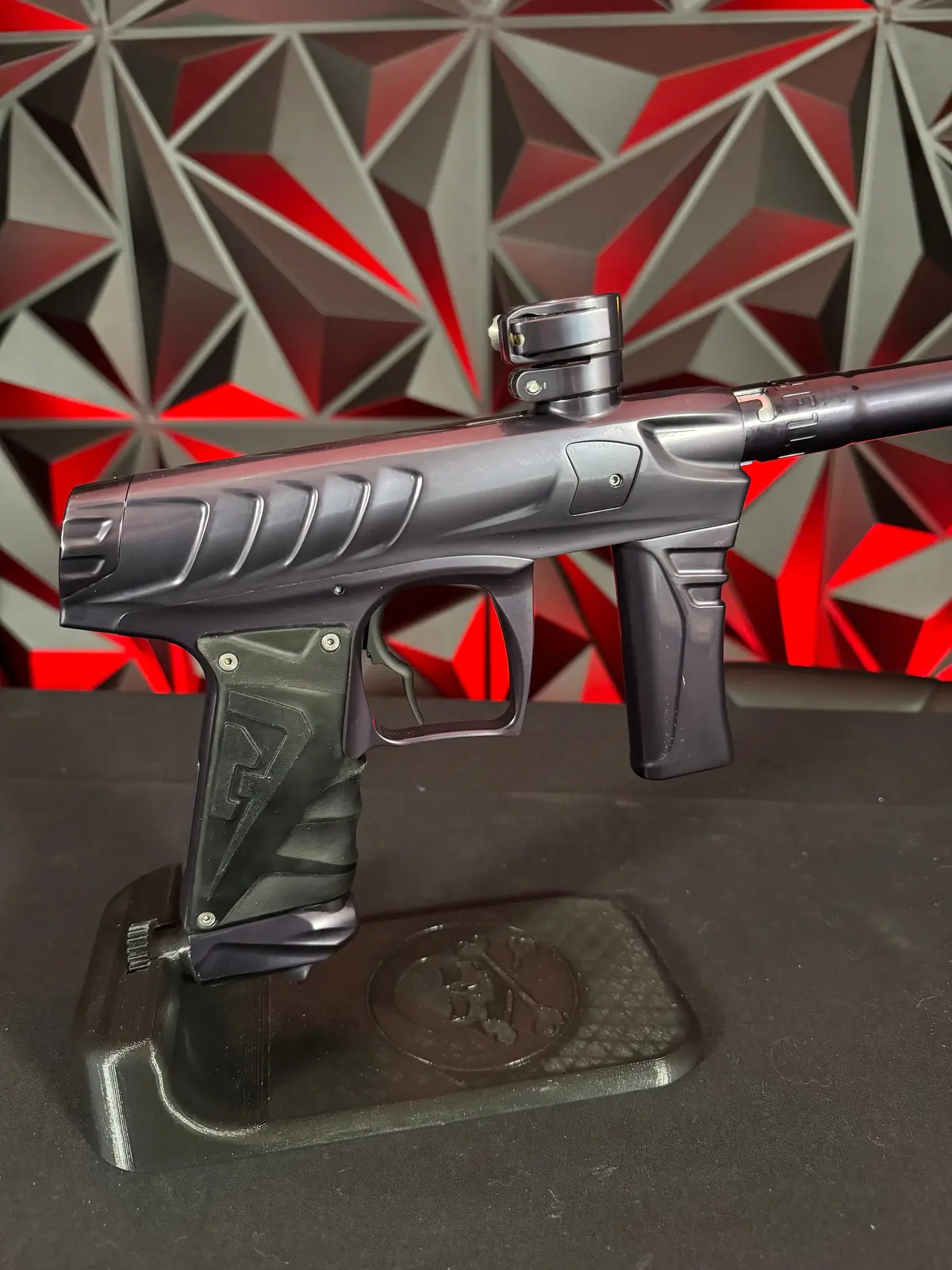 Used Field One Force Paintball Gun - Polished Gun Metal Grey 1