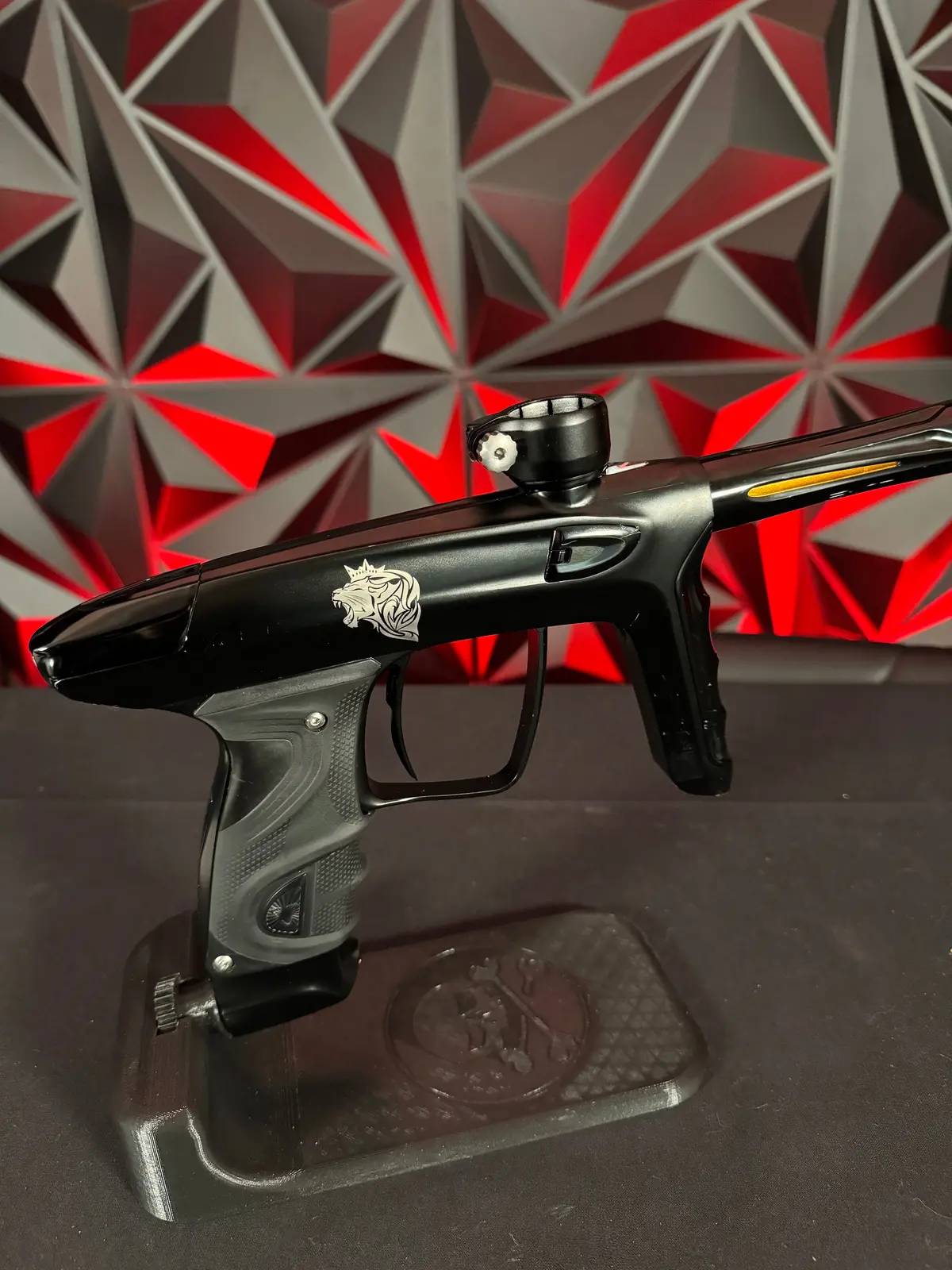 Used Dlx Tm40 Paintball Gun - Black W/Custom Engraving 1