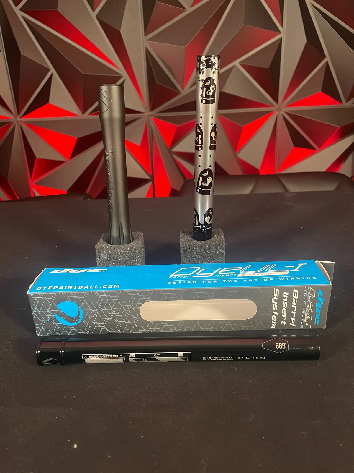 Used Dye Ul-I Barrel System - Dust Black Back W/ Custom "Bomber" 14' Tip (Ac Thread) 1