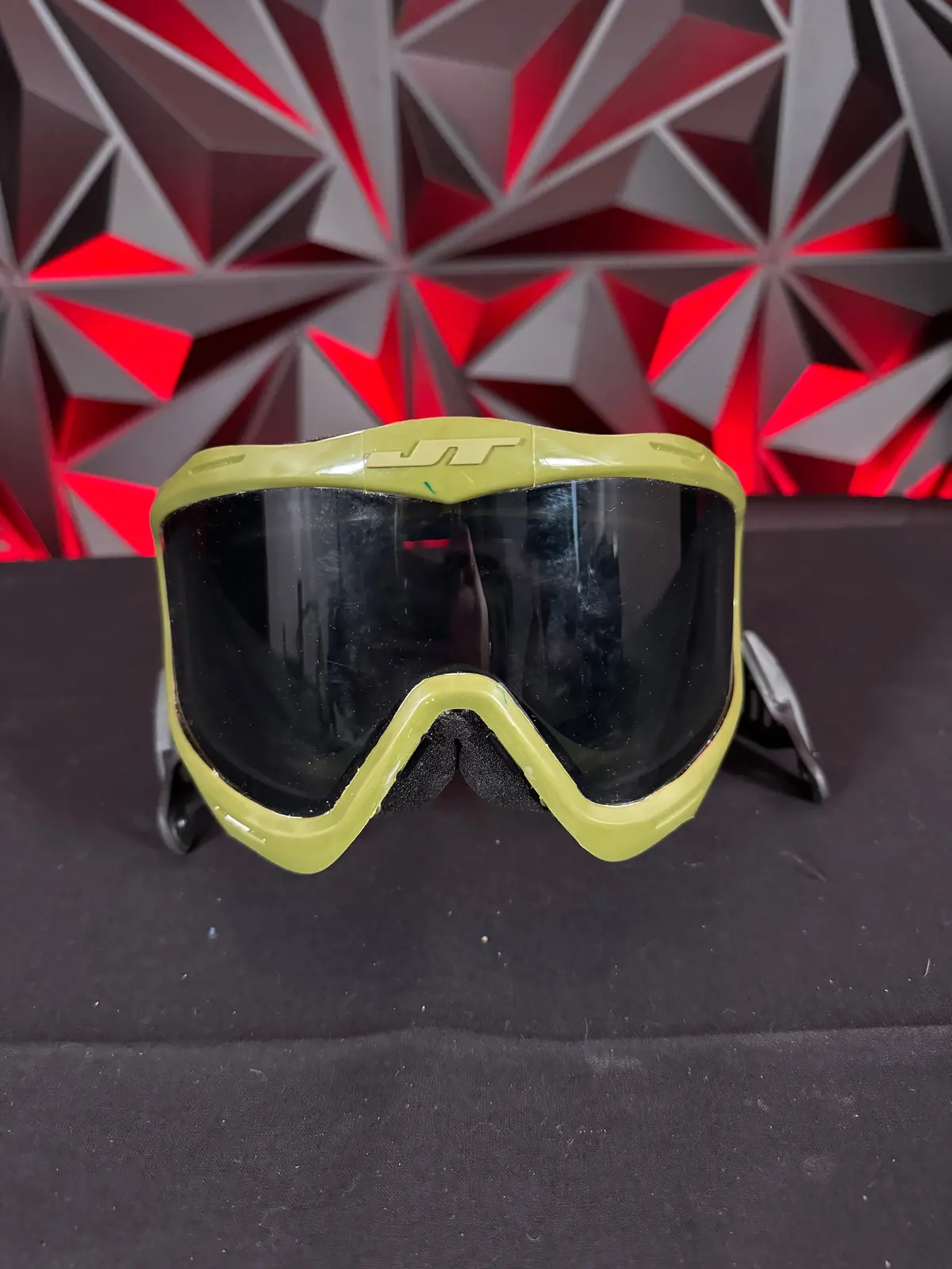 Used Jt Proflex Paintball Mask Frame - Olive W/Smoke Lens 1