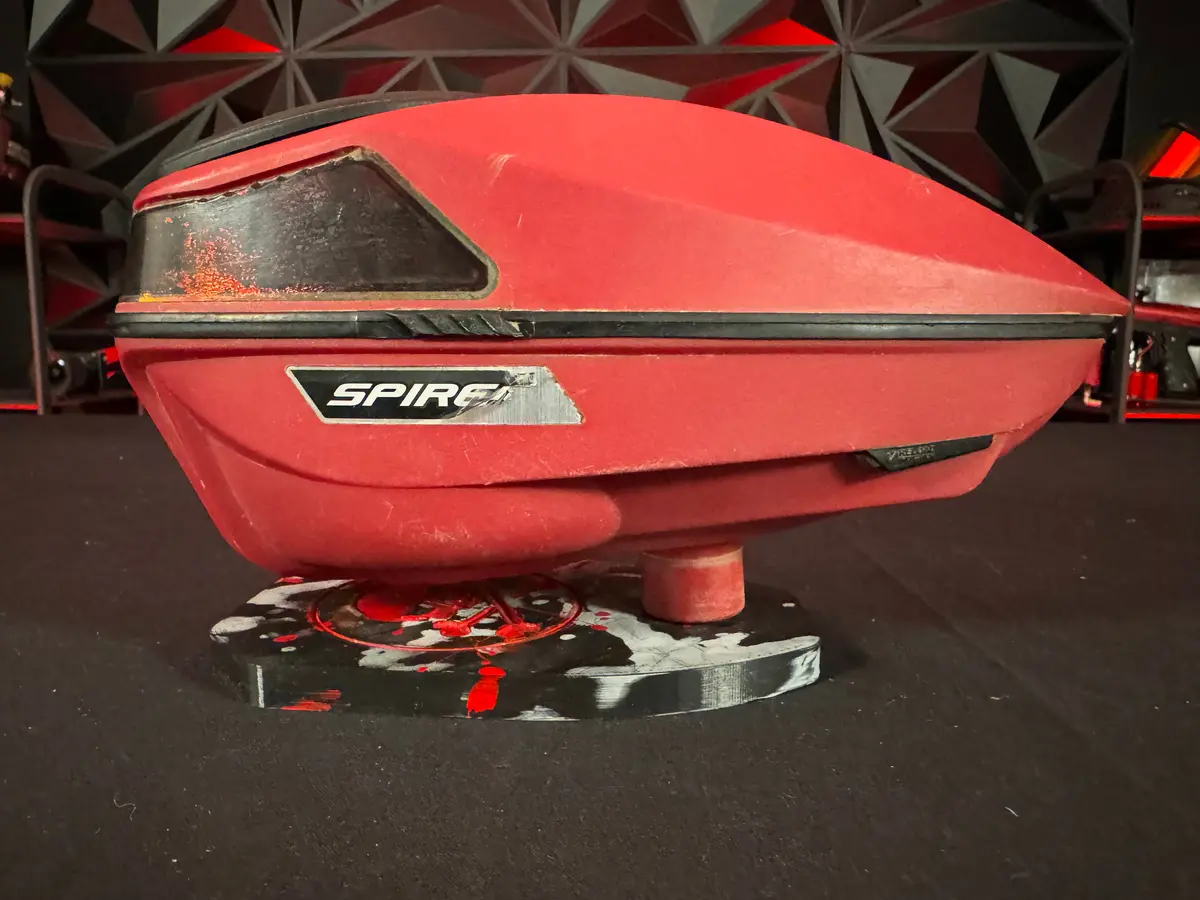 Used Virtue Spire 3 Paintball Loader - Slate Red 1