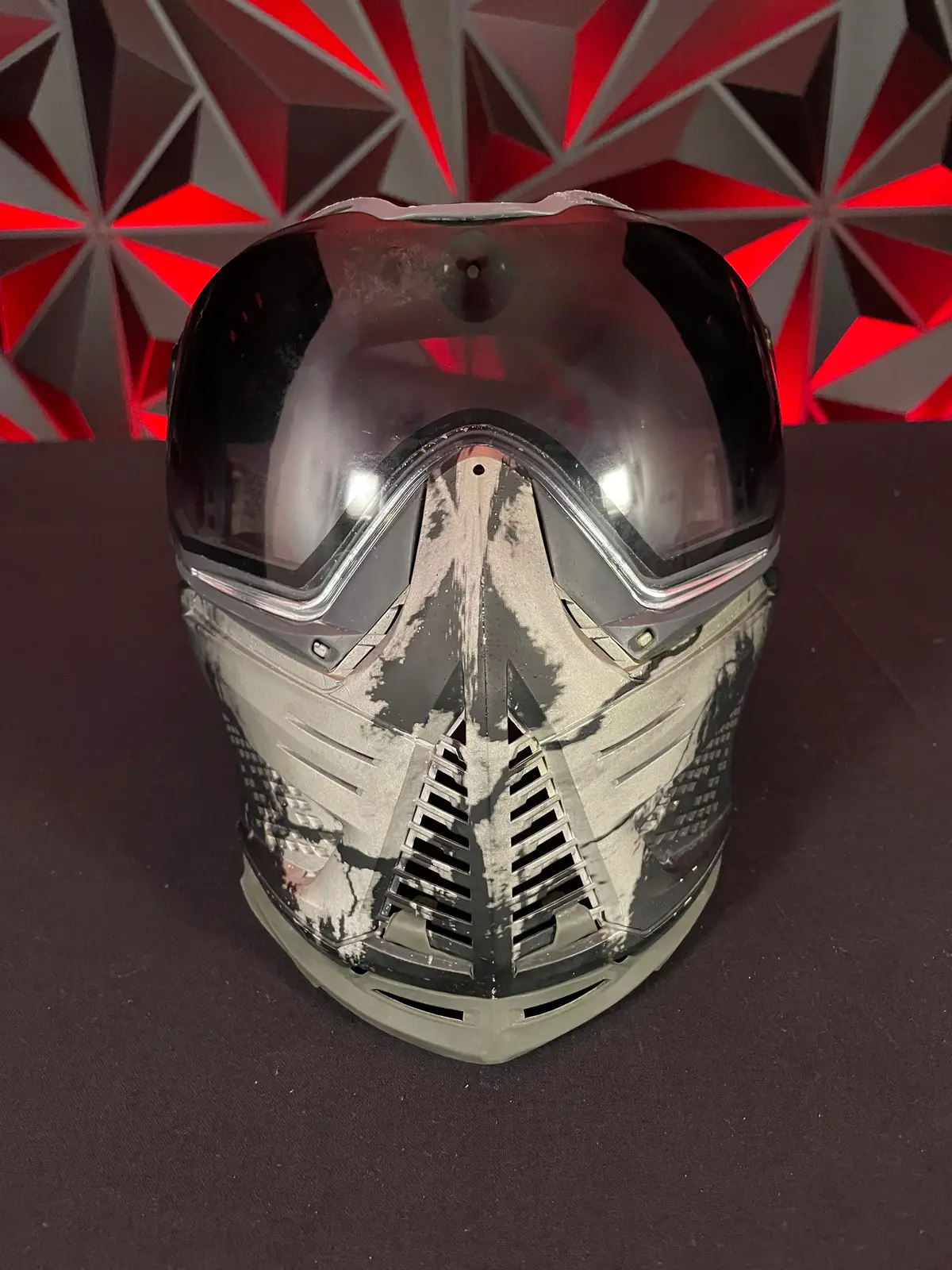 Used Push Unite Paintball Mask - Le Infamous Titanium Skull 1