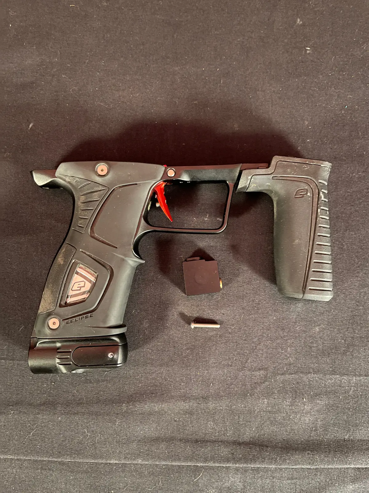 Used Planet Eclipse Gtek 170R Mech Frame Kit - Black W/ Red Fang Trigger, Pops Asa & Deadlywinds Valve 1
