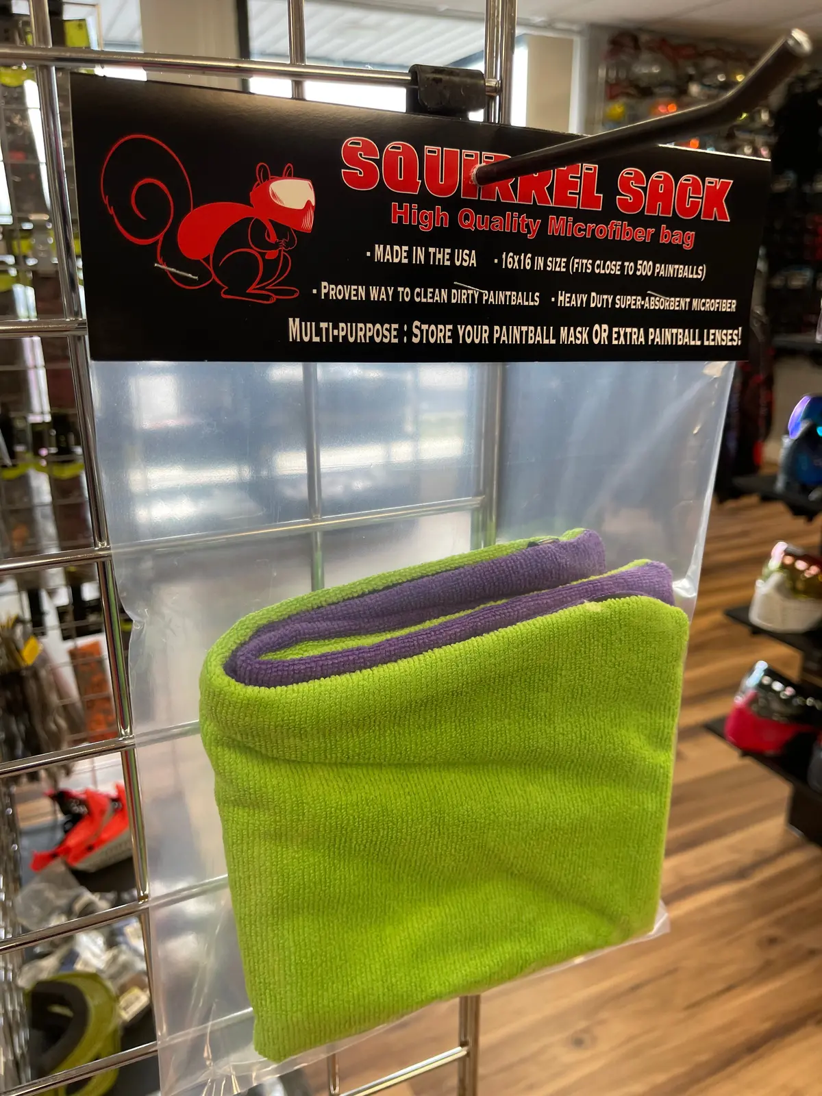 Squirrel Sack Microfiber Bag - Joker (Purple/Green) 1