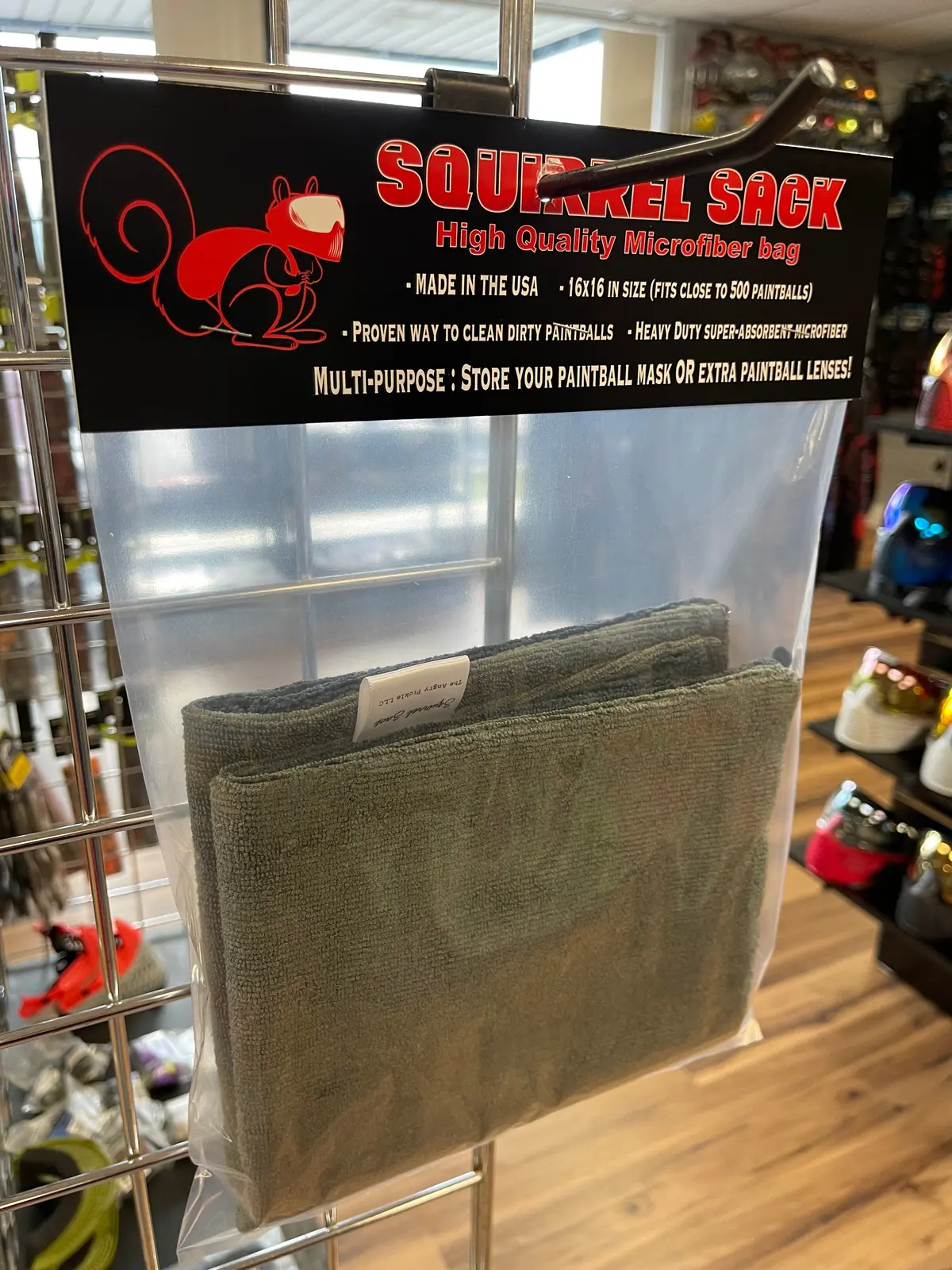 Squirrel Sack Microfiber Bag - Black/Dark Grey 1