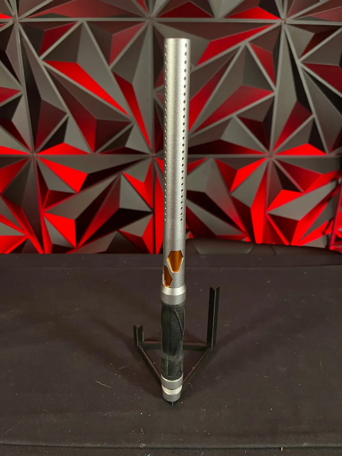Used Carbon Ic Paintball Barrel - Luxe Thread - Silver 1