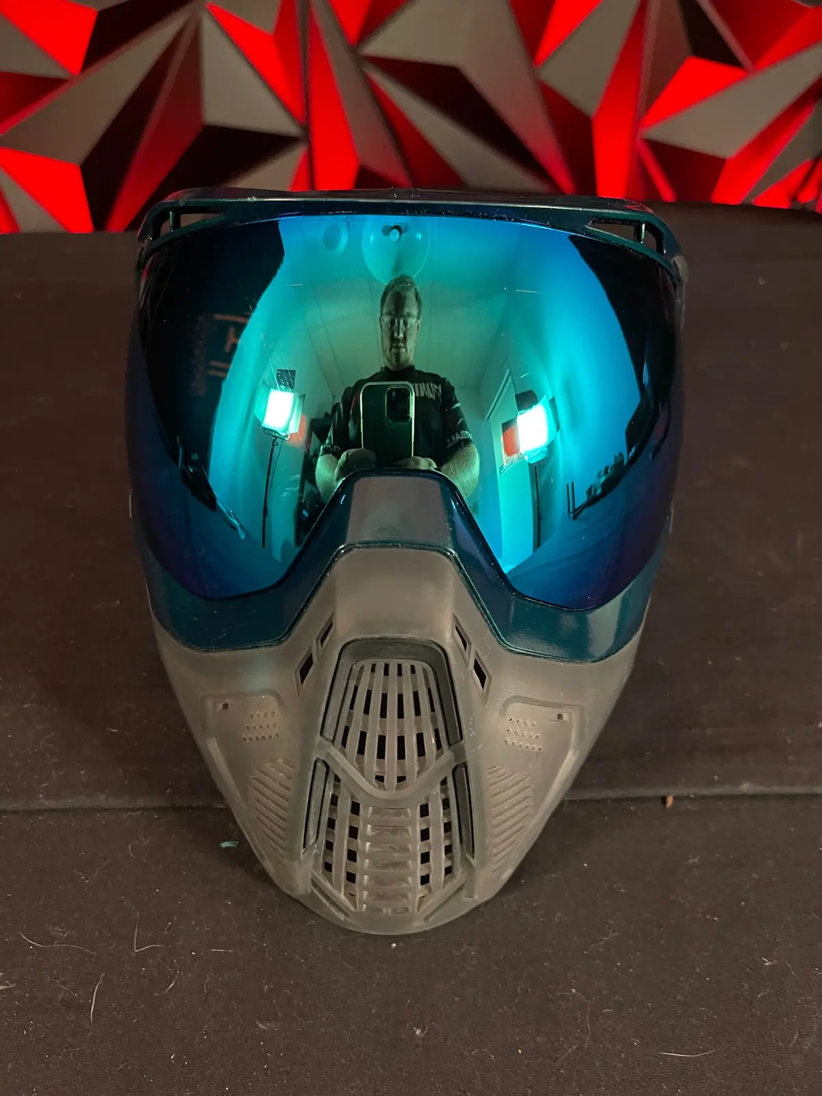 Used Hk Army Slr Paintball Mask - Black W/ Blue Lens, Luminous Amber Lens, Soft Goggle Bag, And Hk Army Exo Mask Case 1