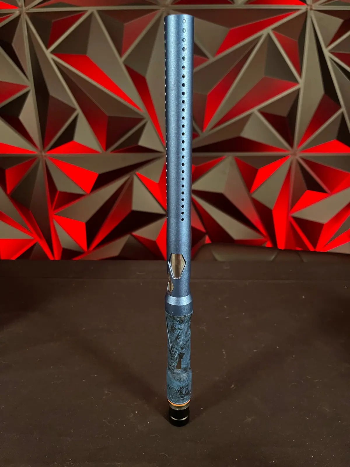 Used Carbon Ic Paintball Barrel - Ac Thread - Blue 1
