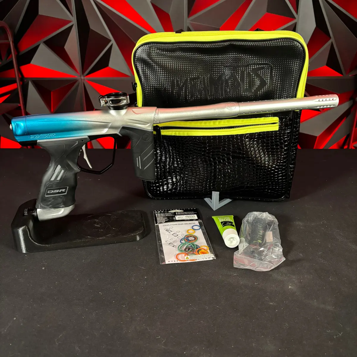 Used Dye Dsr Paintball Gun- Dust Blue/Pewter Fade 1